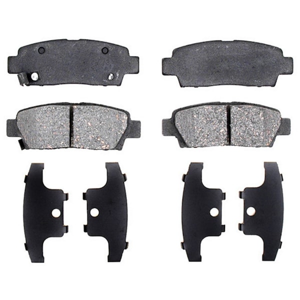 Raybestos 95-99 Toyota-Avalon-Fr Brake Pad Set, Pgd672C PGD672C - main